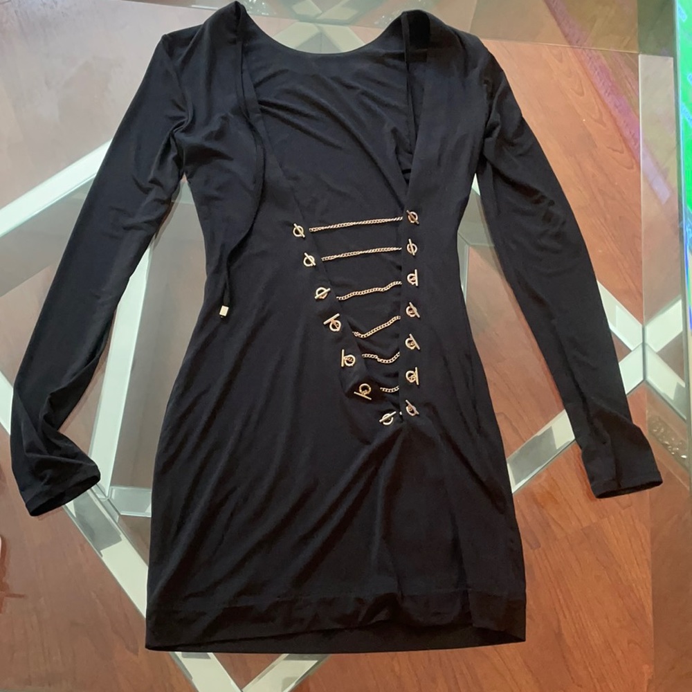 Mini black dress
